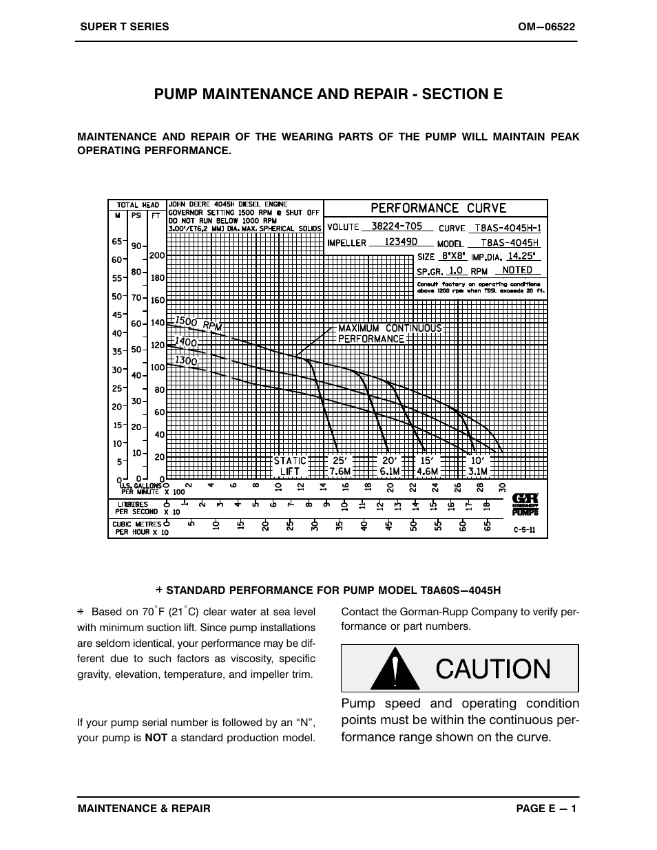 Gorman-Rupp Pumps T8A60S-4045H 1514489 and up User Manual | Page 28 / 50