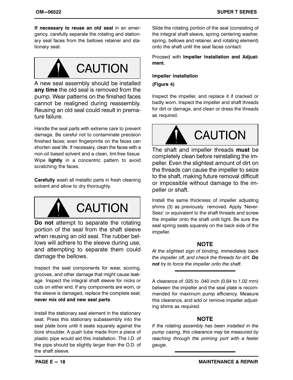 Gorman-Rupp Pumps T8A60S-4045H 1514489 and up User Manual | Page 45 / 50