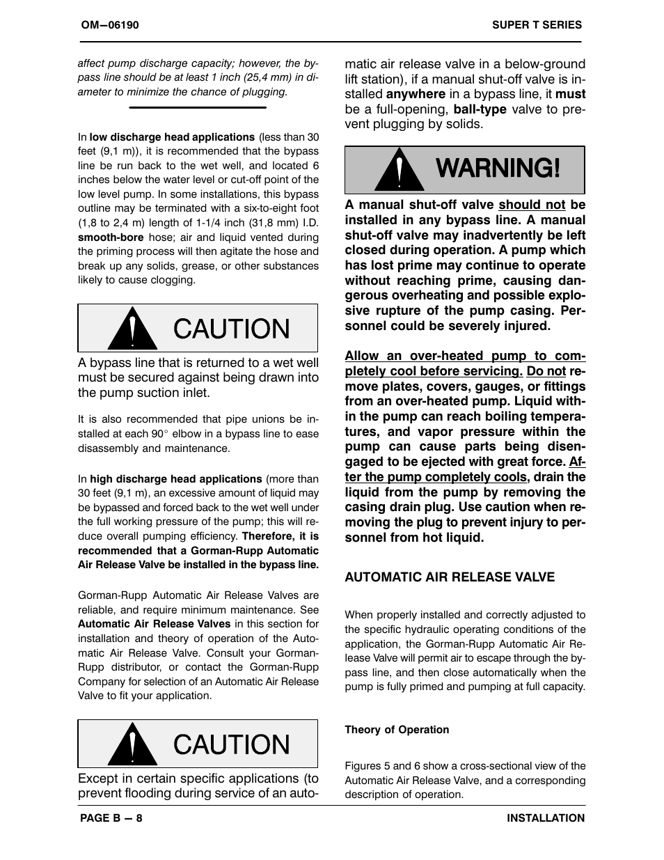 Gorman-Rupp Pumps T6A65S-F4L 1408479 and up User Manual | Page 15 / 47