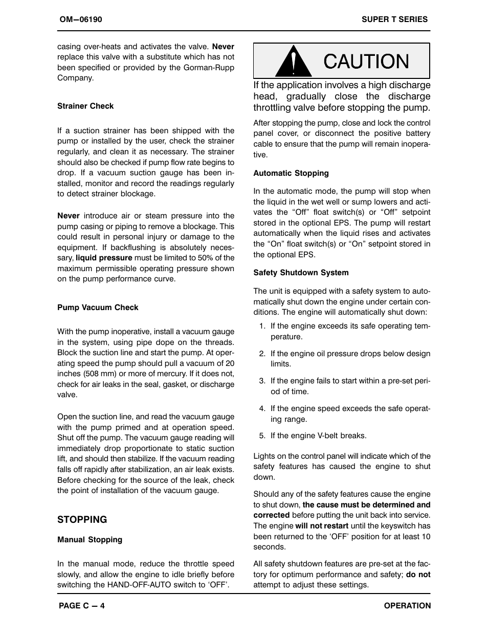 Gorman-Rupp Pumps T6A65S-F4L 1408479 and up User Manual | Page 21 / 47