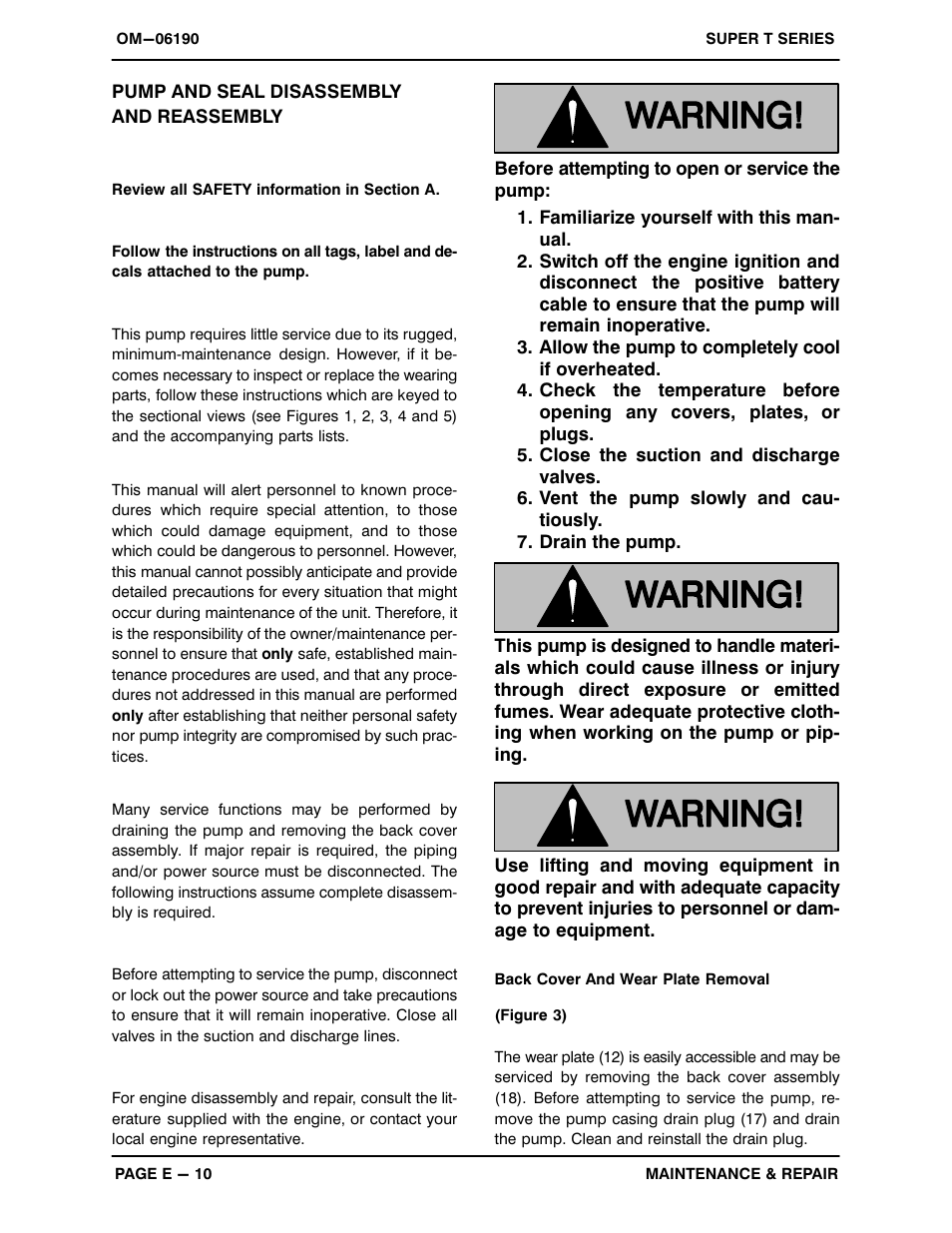 Pump and seal disassembly and reassembly | Gorman-Rupp Pumps T6A65S-F4L 1408479 and up User Manual | Page 35 / 47