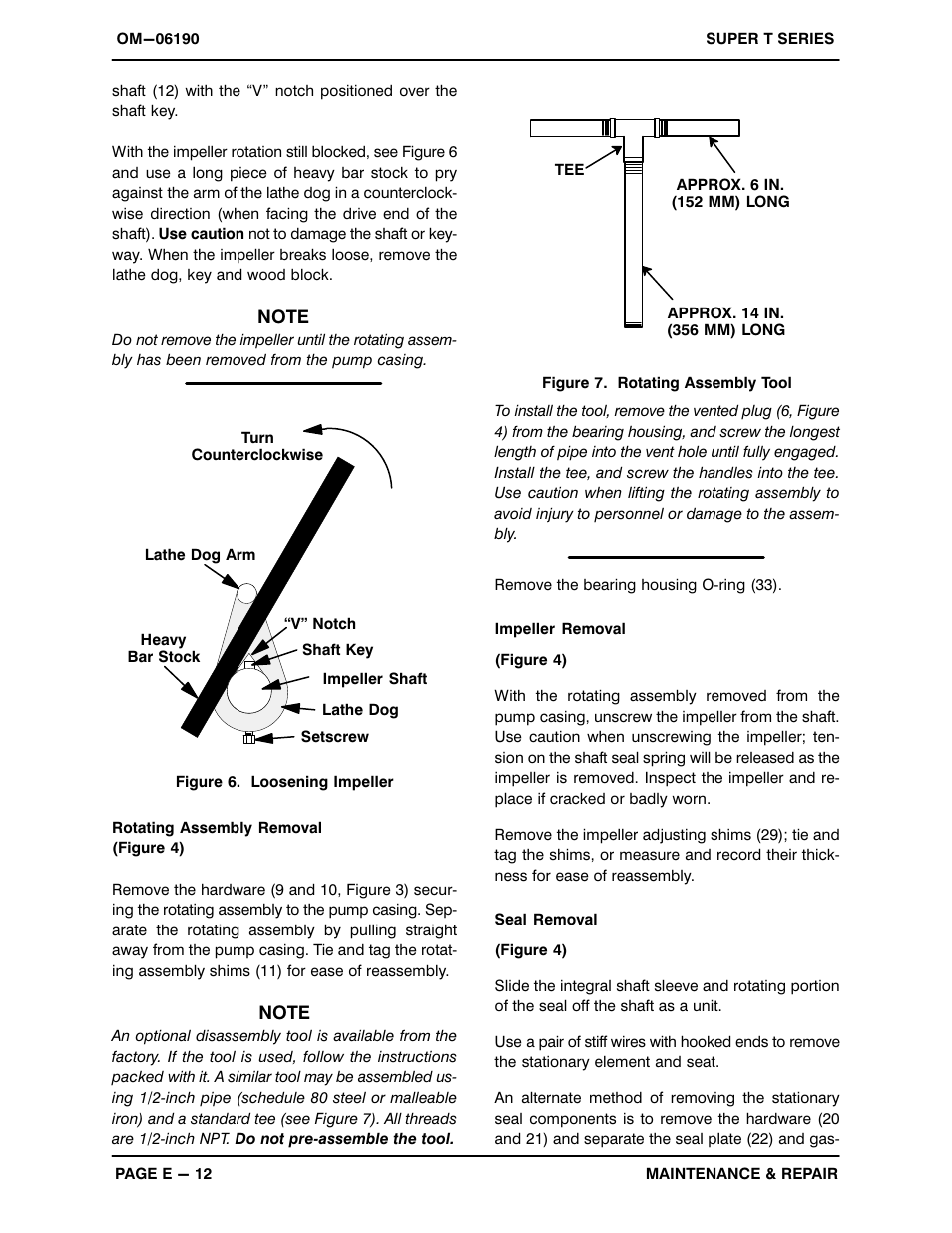 Gorman-Rupp Pumps T6A65S-F4L 1408479 and up User Manual | Page 37 / 47