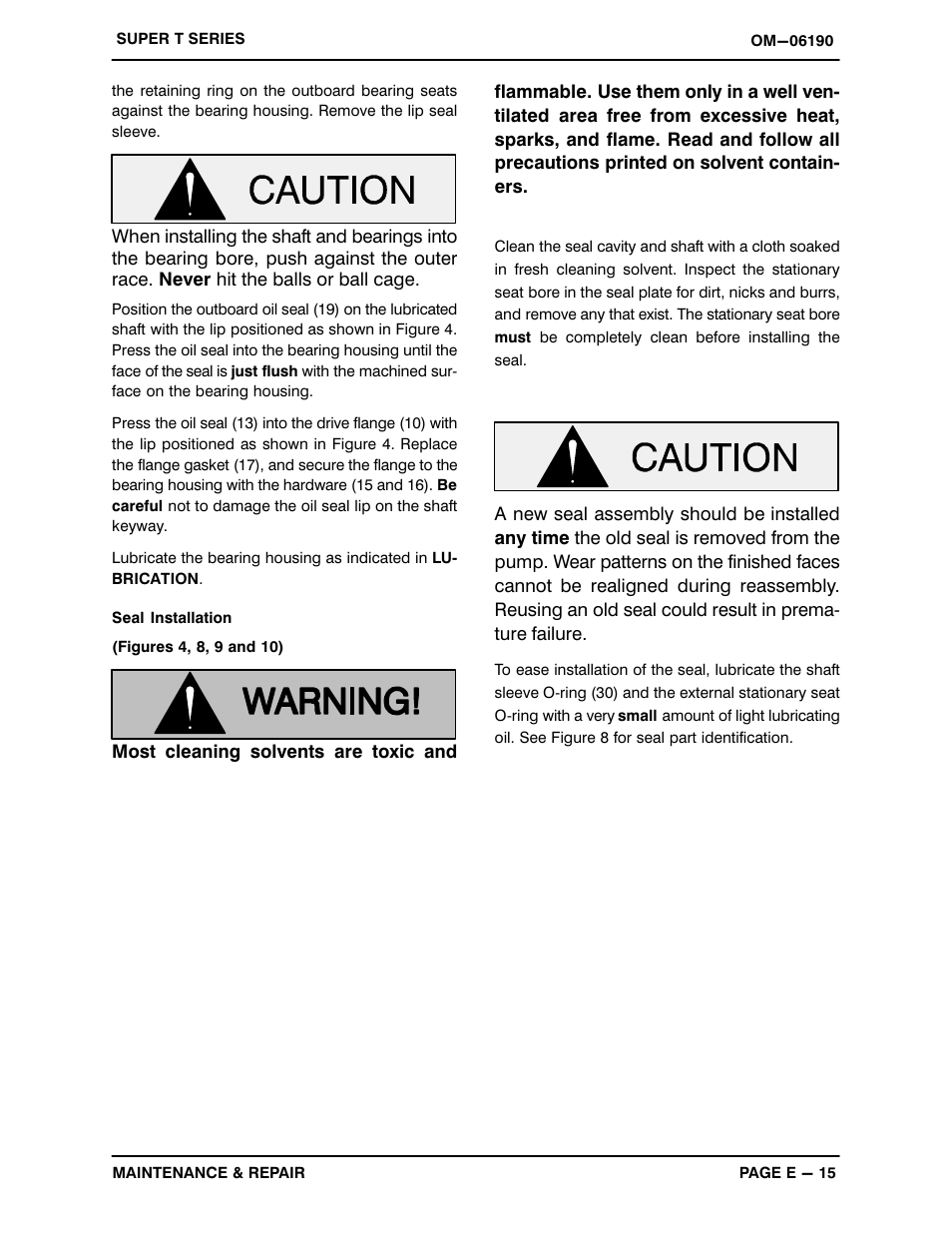 Gorman-Rupp Pumps T6A65S-F4L 1408479 and up User Manual | Page 40 / 47