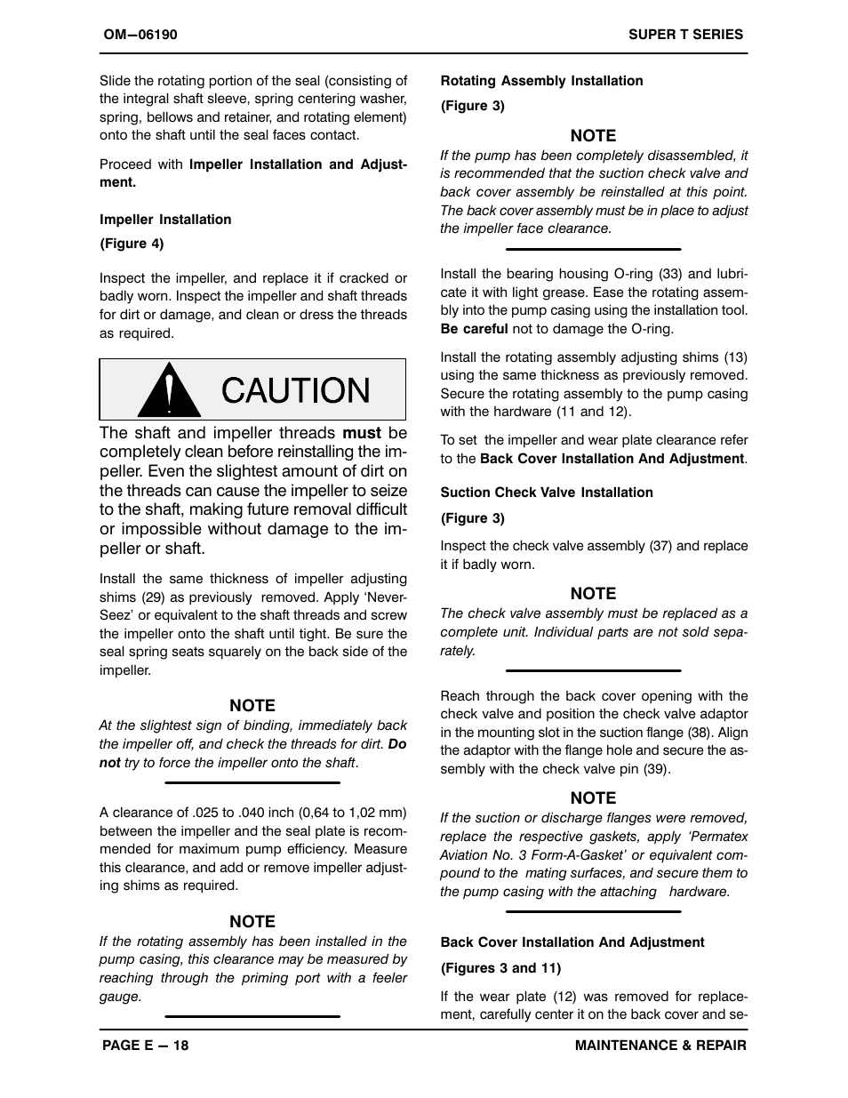 Gorman-Rupp Pumps T6A65S-F4L 1408479 and up User Manual | Page 43 / 47