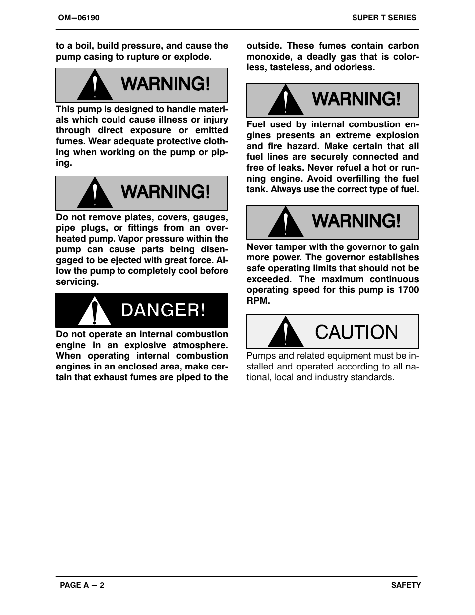 Gorman-Rupp Pumps T6A65S-F4L 1408479 and up User Manual | Page 7 / 47