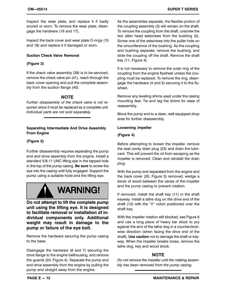 Gorman-Rupp Pumps T6A60S-F4L 1263998 thru 1313298 User Manual | Page 41 / 52