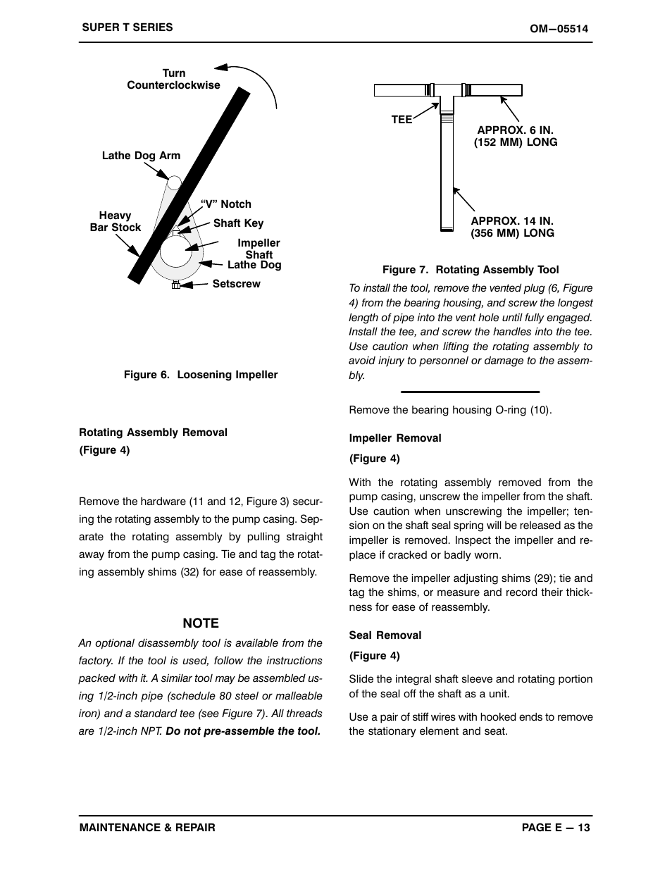 Gorman-Rupp Pumps T6A60S-F4L 1263998 thru 1313298 User Manual | Page 42 / 52