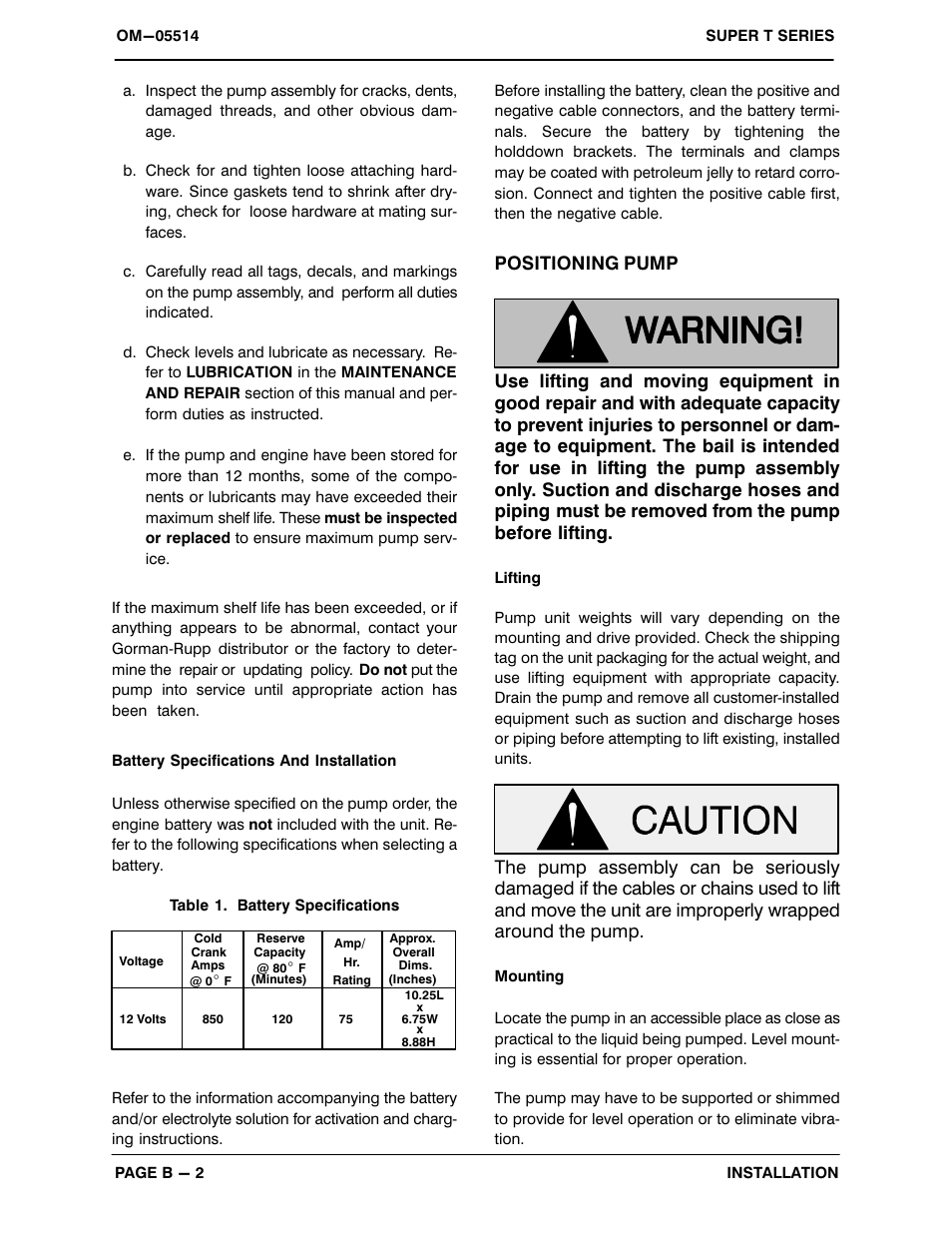 Gorman-Rupp Pumps T6A60S-F4L 1263998 thru 1313298 User Manual | Page 9 / 52