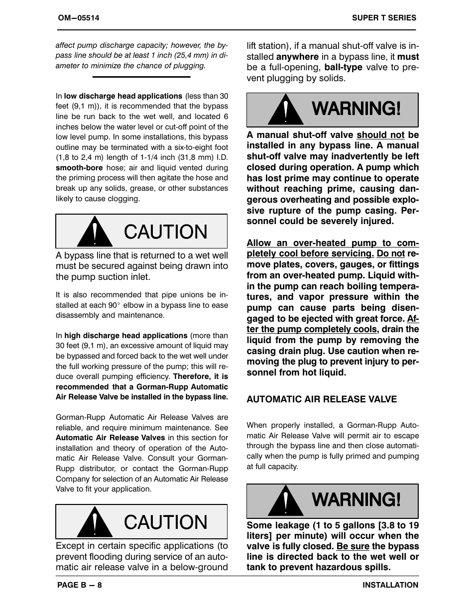 Gorman-Rupp Pumps T6A60S-F4L 1313299 and up User Manual | Page 15 / 49