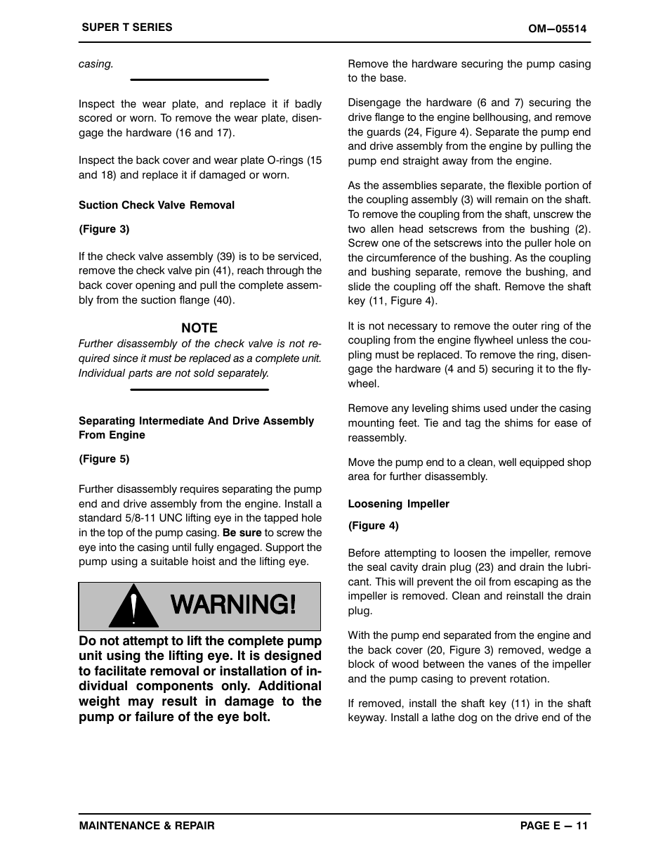 Gorman-Rupp Pumps T6A60S-F4L 1313299 and up User Manual | Page 38 / 49