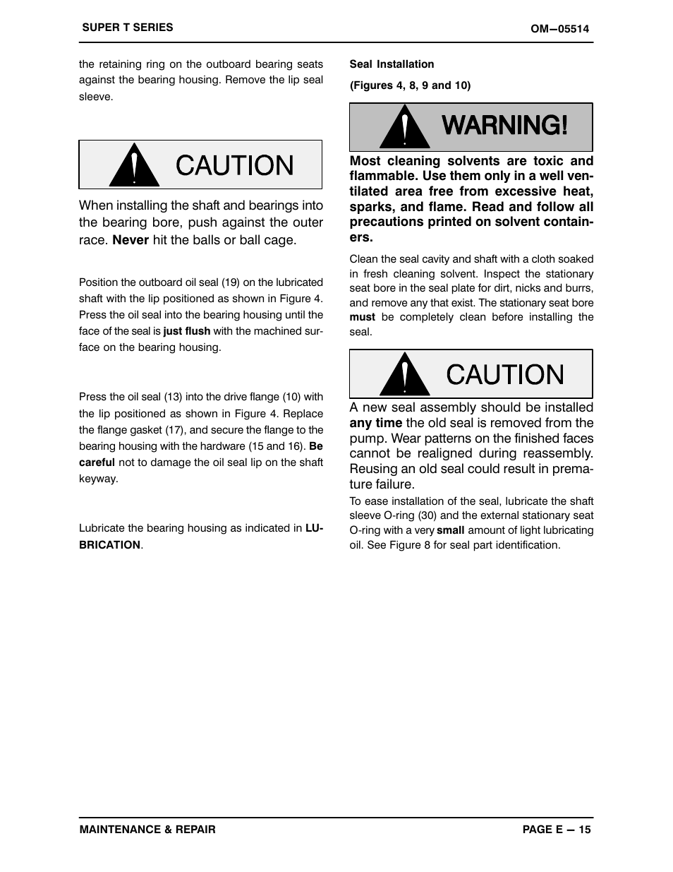 Gorman-Rupp Pumps T6A60S-F4L 1313299 and up User Manual | Page 42 / 49