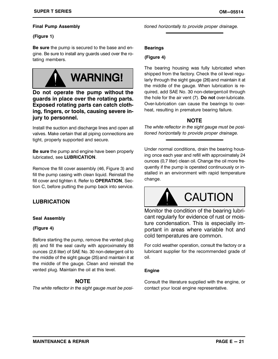 Gorman-Rupp Pumps T6A60S-F4L 1313299 and up User Manual | Page 48 / 49
