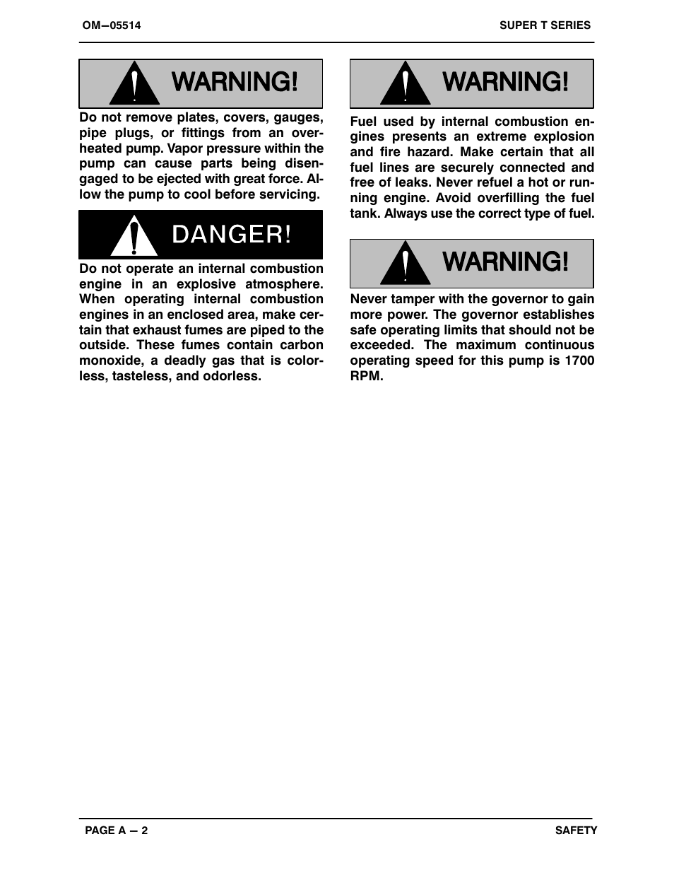 Gorman-Rupp Pumps T6A60S-F4L 1313299 and up User Manual | Page 7 / 49