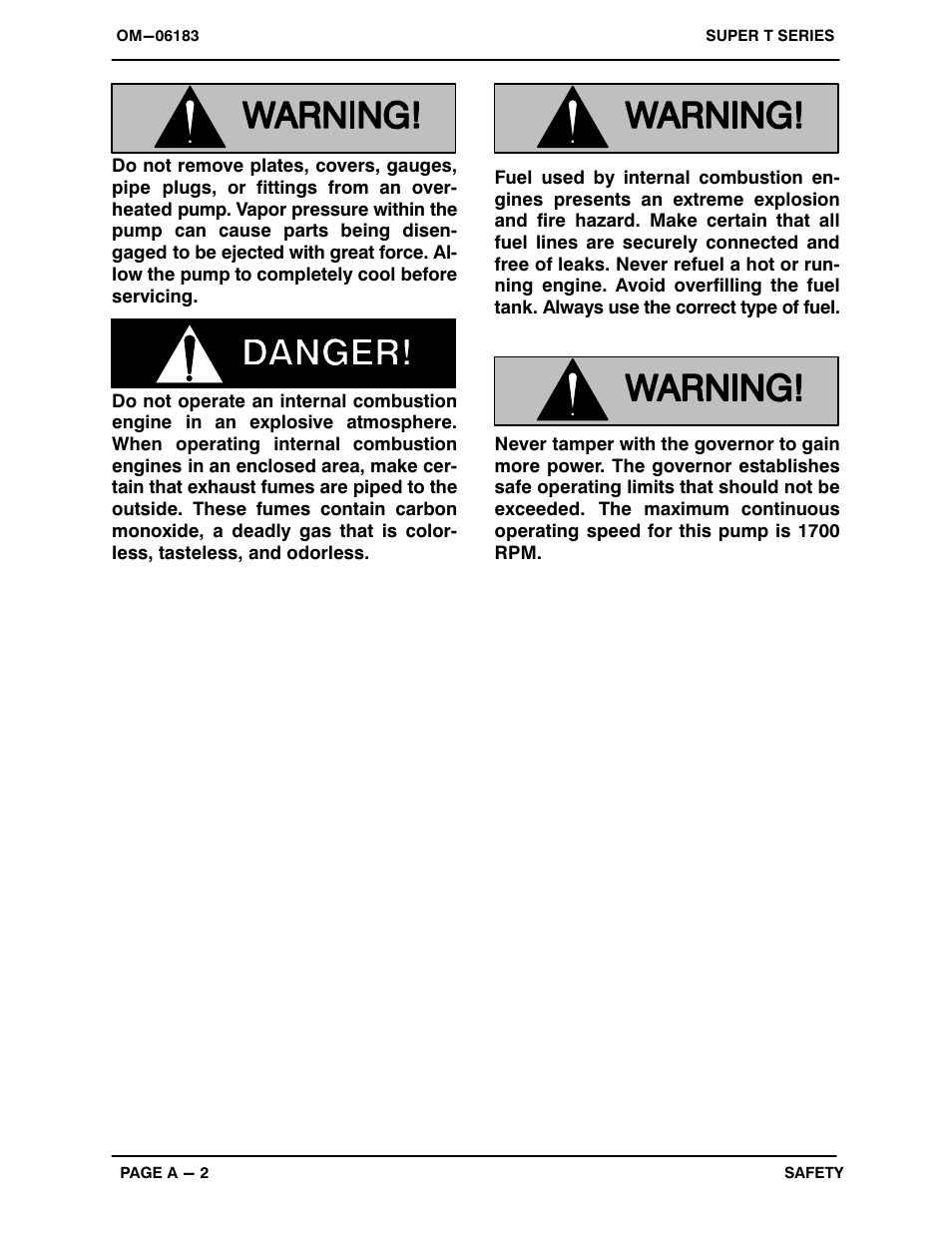 Gorman-Rupp Pumps T6A60S-4045T 1443416 and up User Manual | Page 7 / 50