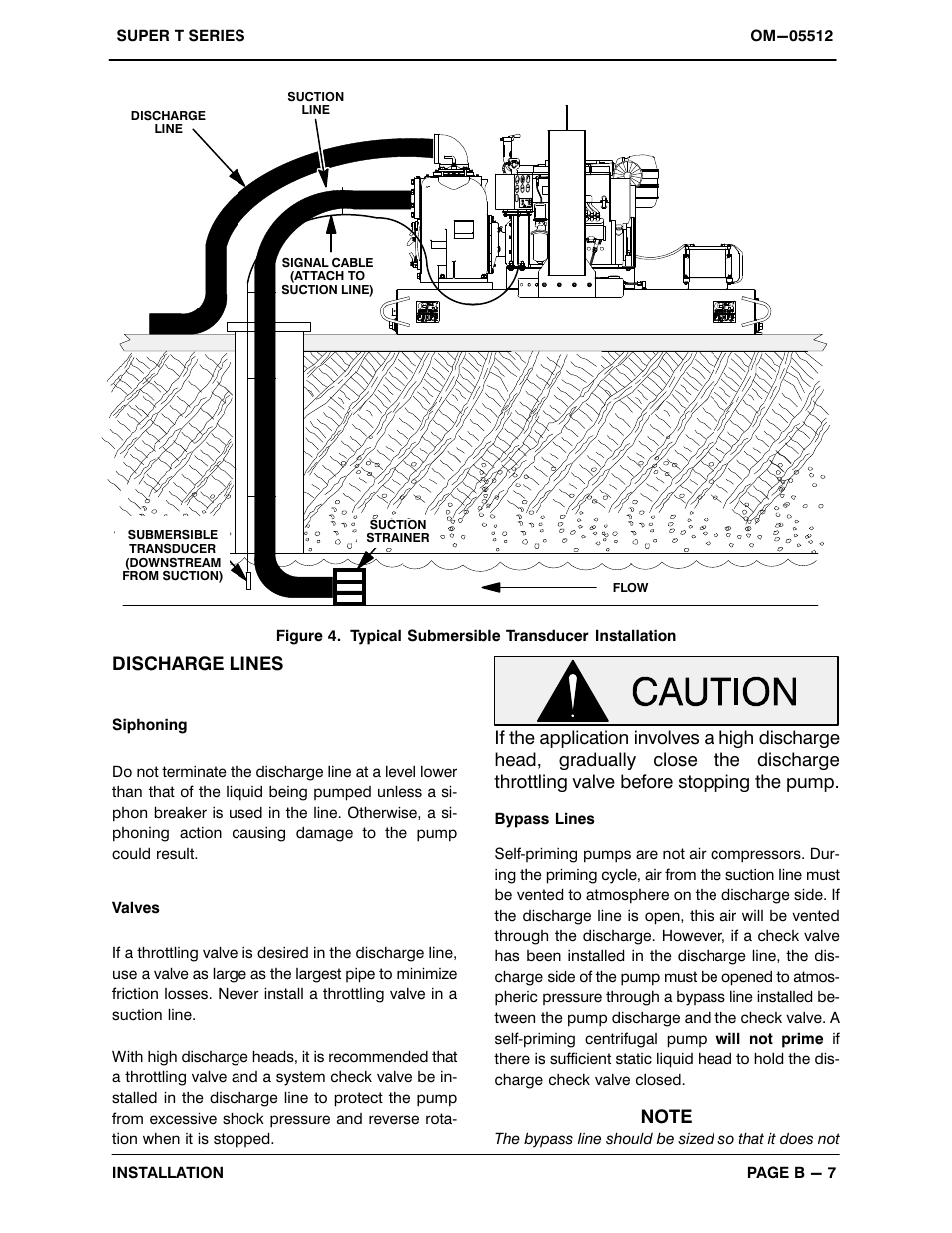 Discharge lines | Gorman-Rupp Pumps T4A60S-F3L 1264856 thru 1314224 User Manual | Page 14 / 52