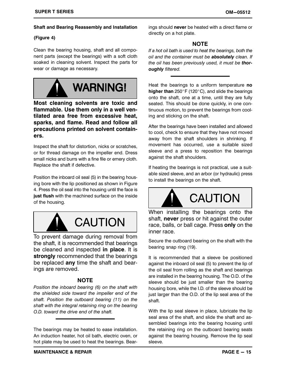 Gorman-Rupp Pumps T4A60S-F3L 1264856 thru 1314224 User Manual | Page 44 / 52