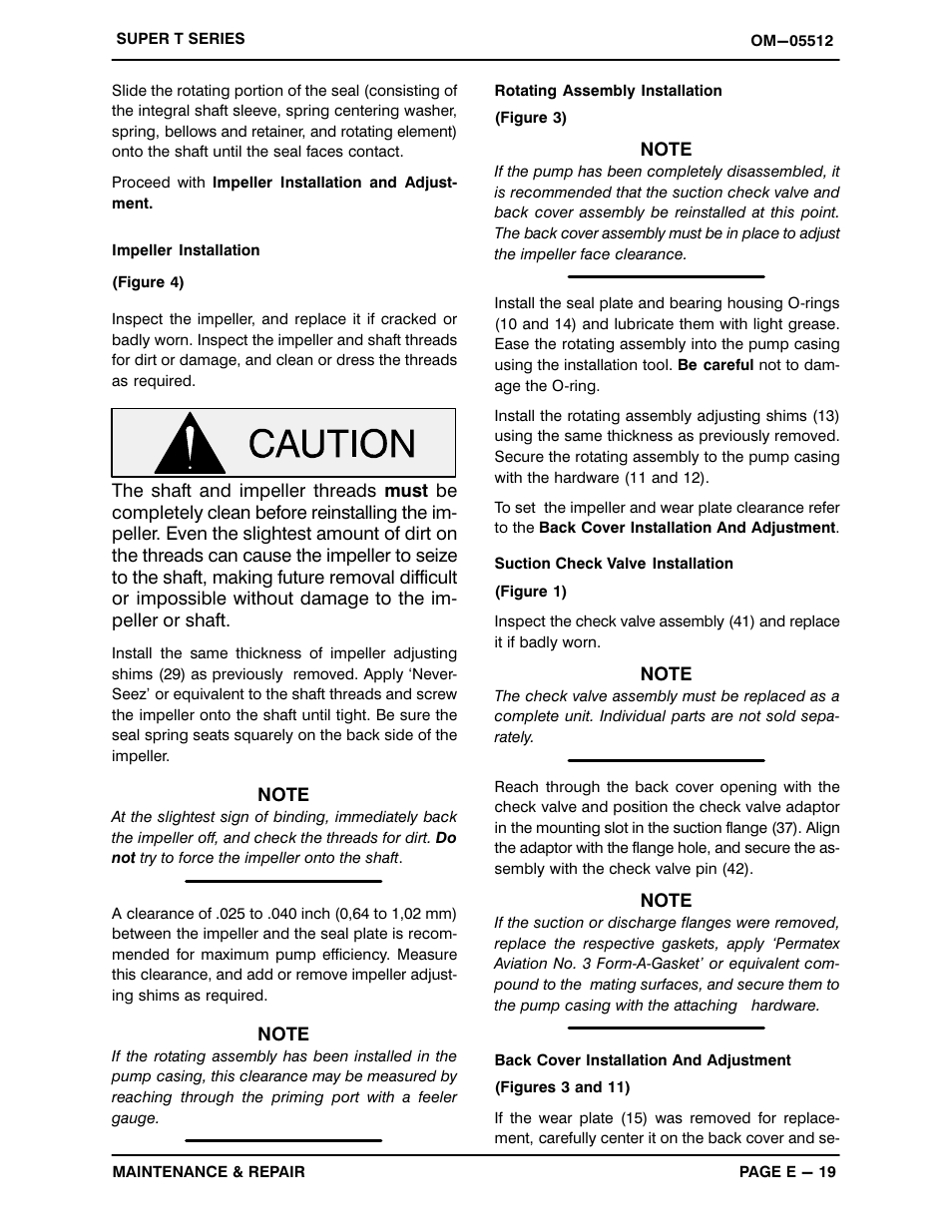 Gorman-Rupp Pumps T4A60S-F3L 1264856 thru 1314224 User Manual | Page 48 / 52
