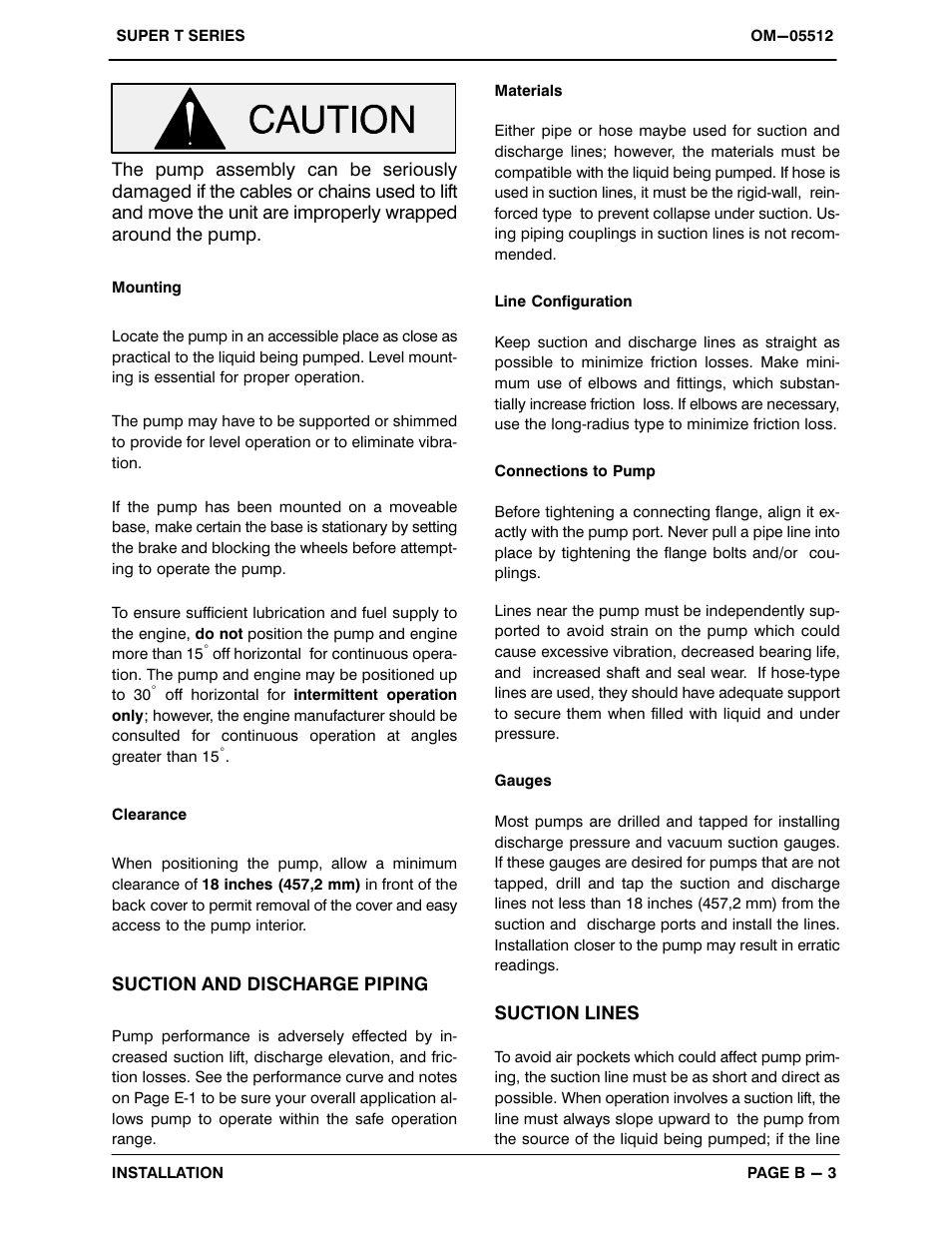 Gorman-Rupp Pumps T4A60S-F3L 1314225 and up User Manual | Page 10 / 49