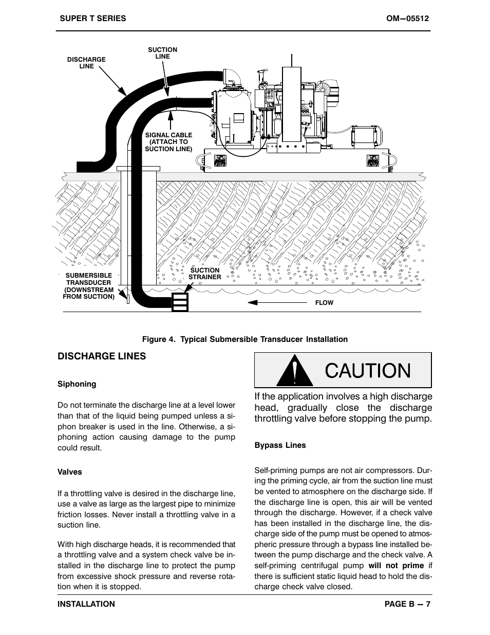 Discharge lines | Gorman-Rupp Pumps T4A60S-F3L 1314225 and up User Manual | Page 14 / 49