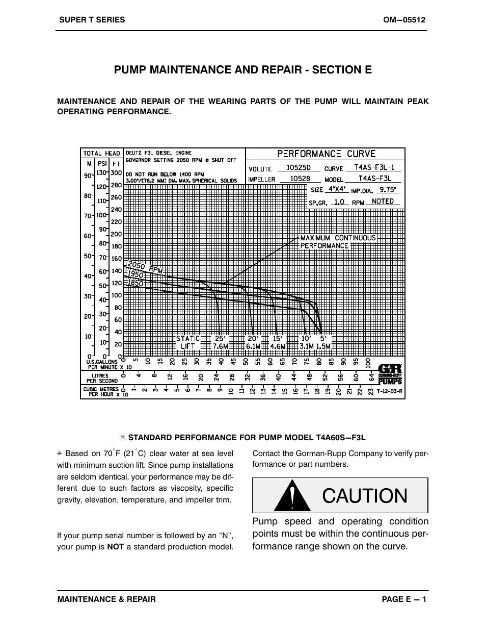 Gorman-Rupp Pumps T4A60S-F3L 1314225 and up User Manual | Page 28 / 49