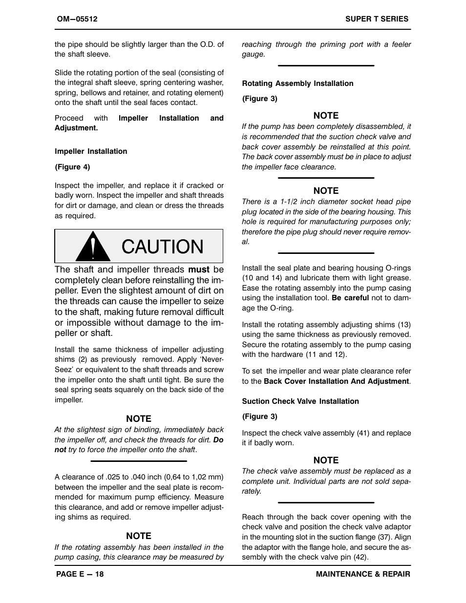 Gorman-Rupp Pumps T4A60S-F3L 1314225 and up User Manual | Page 45 / 49