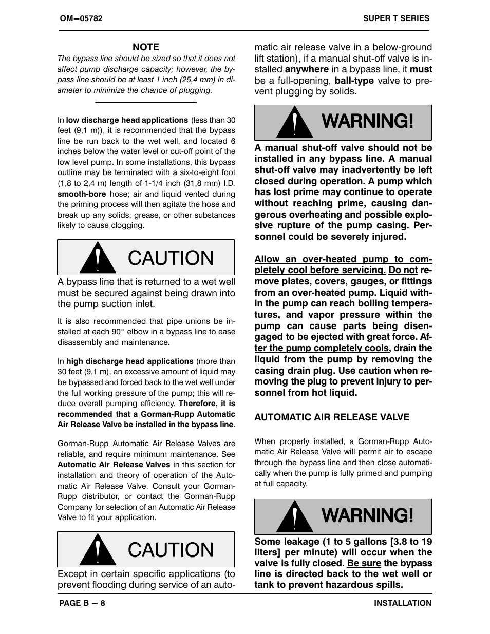 Gorman-Rupp Pumps T4A60S-4024T 1320259 and up User Manual | Page 15 / 48