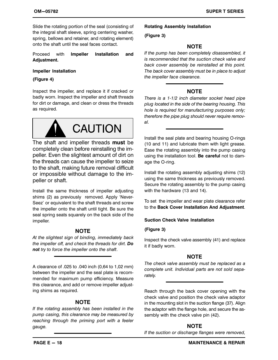 Gorman-Rupp Pumps T4A60S-4024T 1320259 and up User Manual | Page 44 / 48