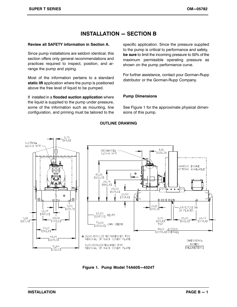Installation - section b | Gorman-Rupp Pumps T4A60S-4024T 1320259 and up User Manual | Page 8 / 48