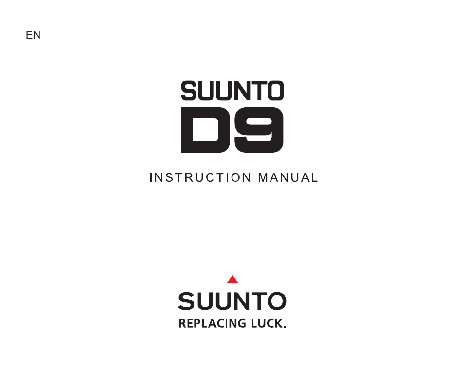 SUUNTO D9 User Manual | 122 pages