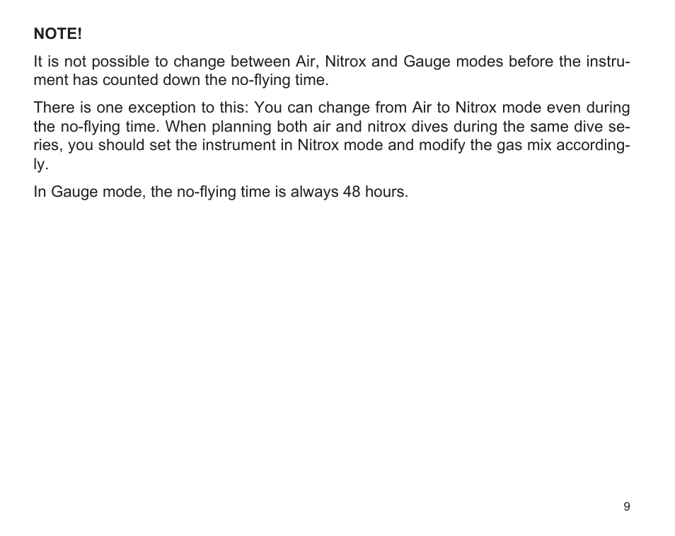 SUUNTO D9 User Manual | Page 11 / 122