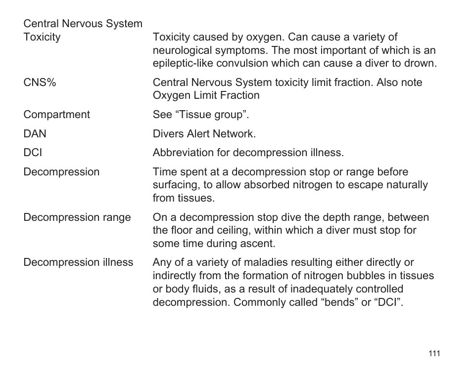 SUUNTO D9 User Manual | Page 113 / 122