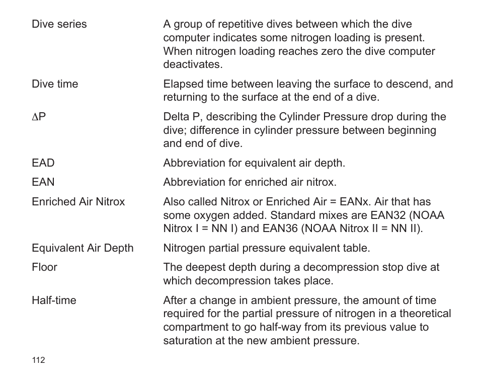 SUUNTO D9 User Manual | Page 114 / 122