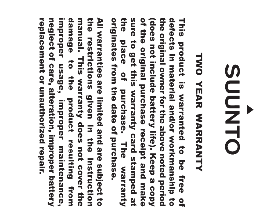 SUUNTO D9 User Manual | Page 121 / 122