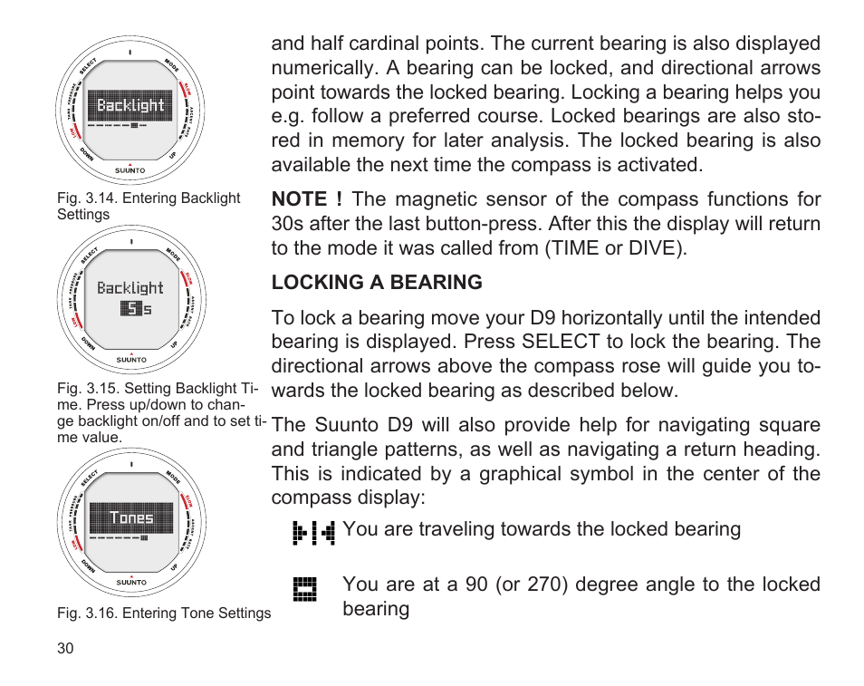 SUUNTO D9 User Manual | Page 32 / 122