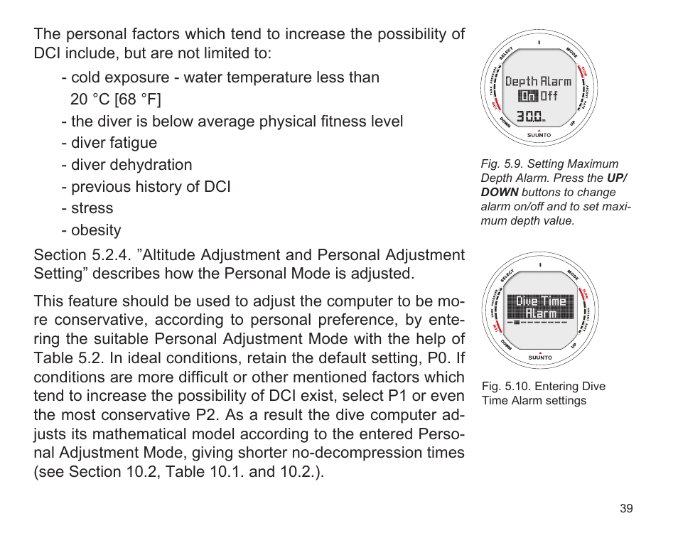 SUUNTO D9 User Manual | Page 41 / 122