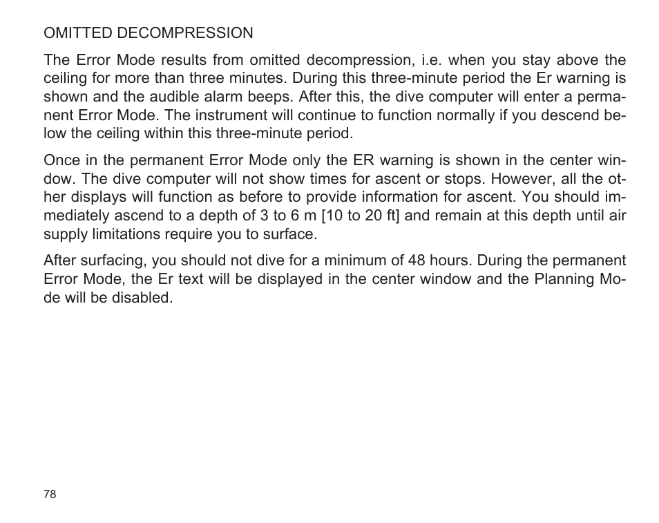 SUUNTO D9 User Manual | Page 80 / 122