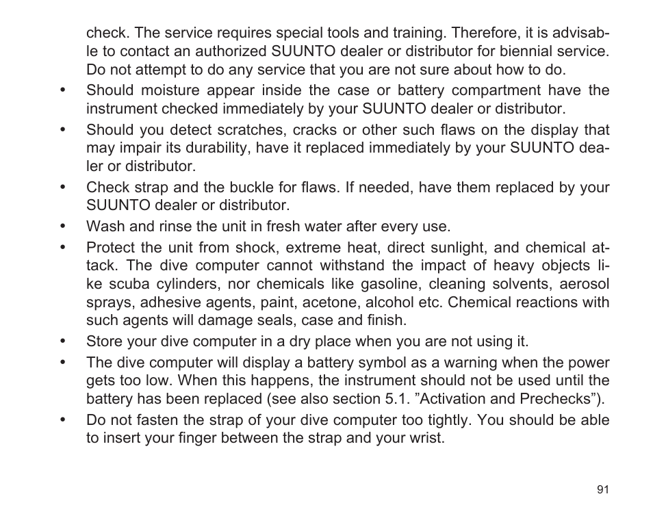 SUUNTO D9 User Manual | Page 93 / 122