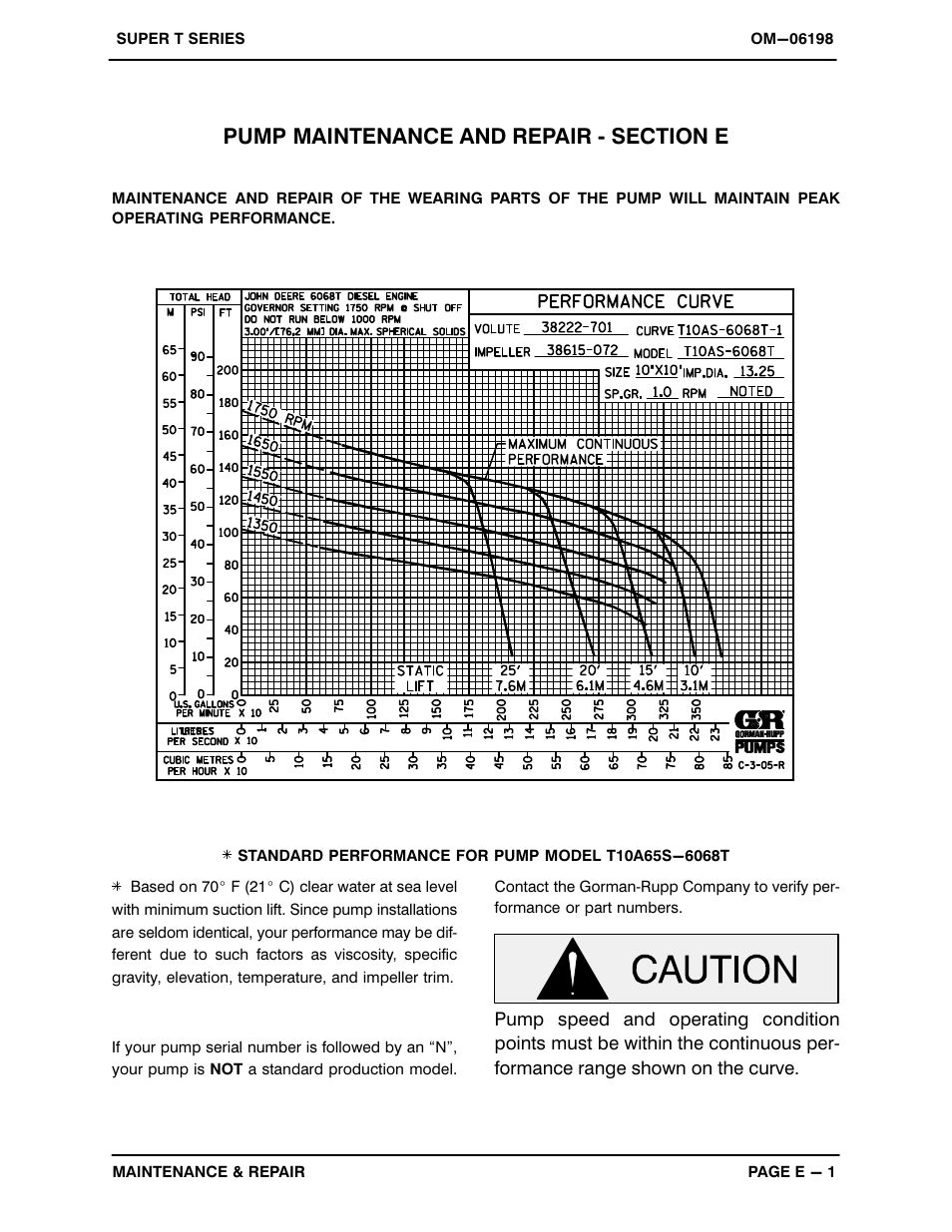 Gorman-Rupp Pumps T10A65S-6068T 1413937 and up User Manual | Page 28 / 49