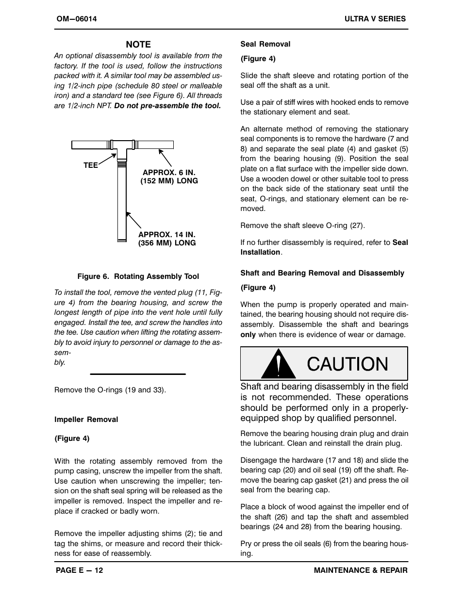 Gorman-Rupp Pumps VS6A60-B 1321070 thru 1352520 User Manual | Page 36 / 45