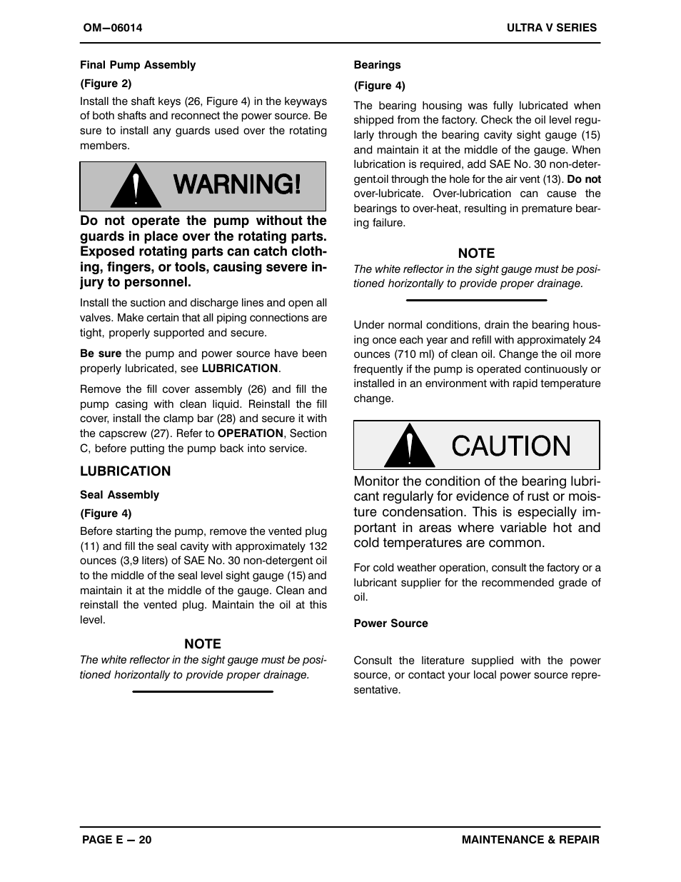 Gorman-Rupp Pumps VS6A60-B 1321070 thru 1352520 User Manual | Page 44 / 45