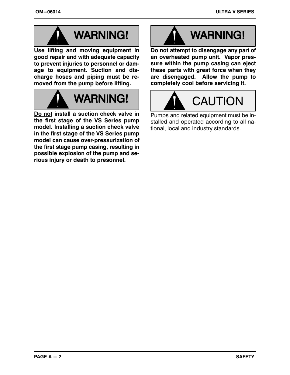 Gorman-Rupp Pumps VS6A60-B 1321070 thru 1352520 User Manual | Page 7 / 45