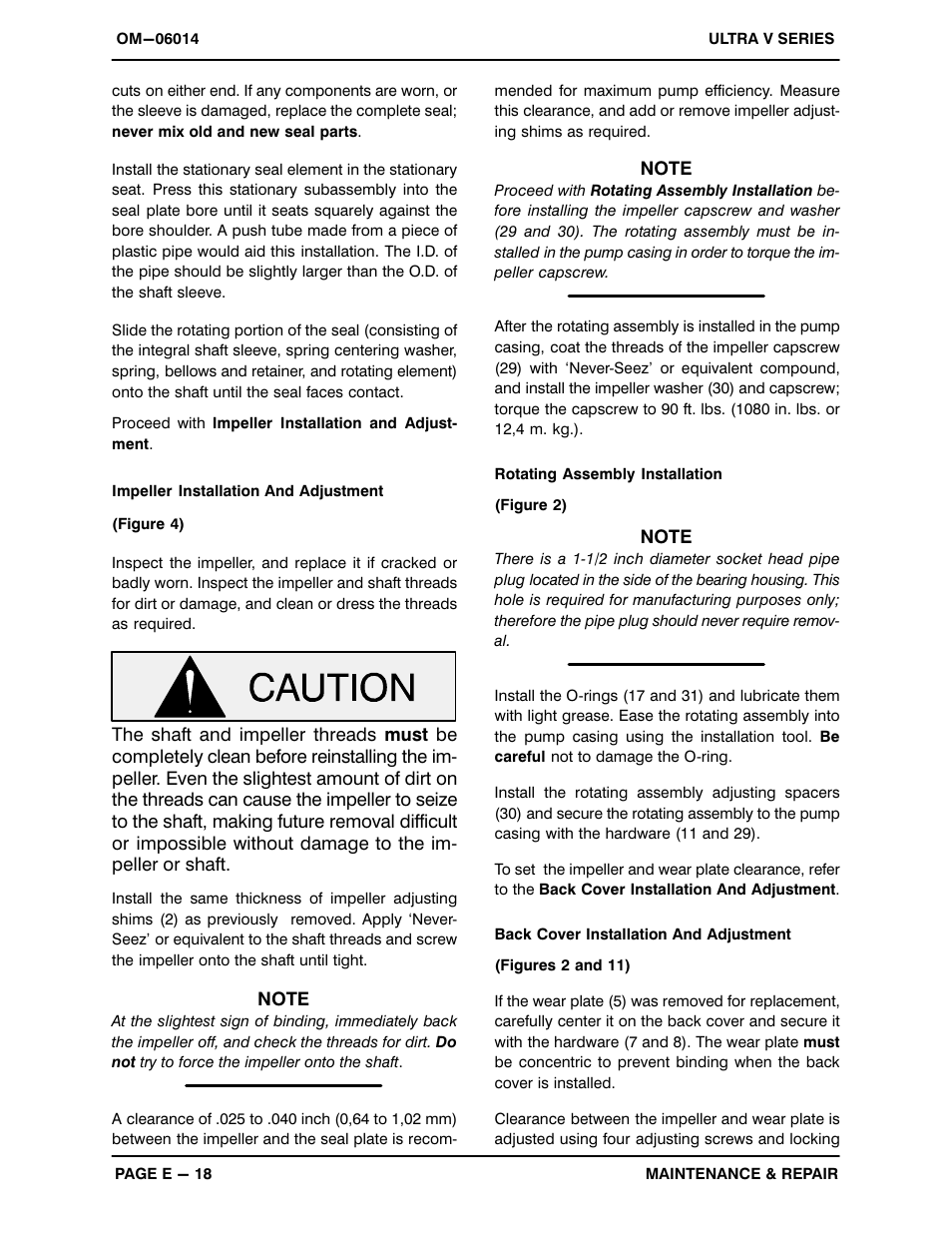 Gorman-Rupp Pumps VS6A60-B 1352521 and up User Manual | Page 42 / 45