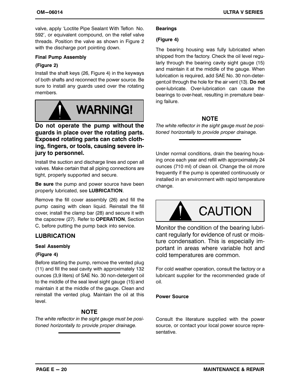 Gorman-Rupp Pumps VS6A60-B 1352521 and up User Manual | Page 44 / 45