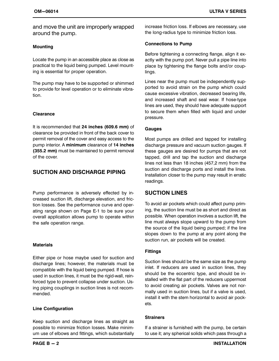 Gorman-Rupp Pumps VS6A60-B 1352521 and up User Manual | Page 9 / 45