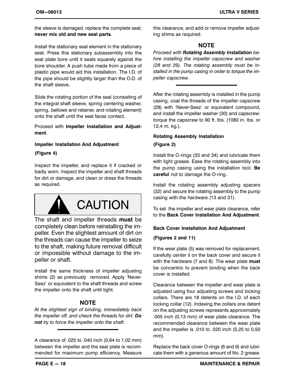 Gorman-Rupp Pumps VS4A60-B 1333878 thru 1400844 User Manual | Page 42 / 45