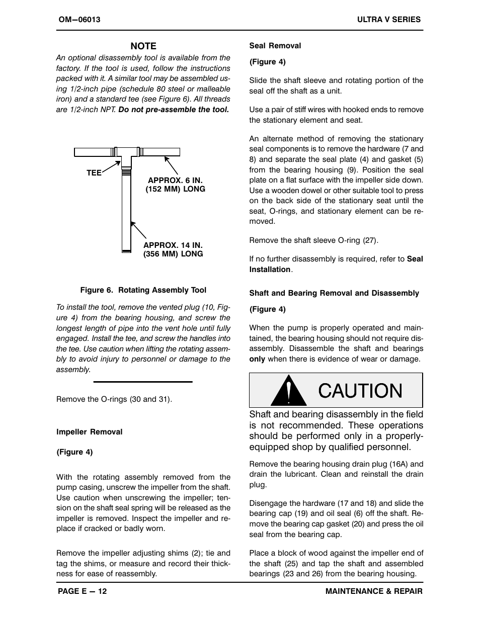 Gorman-Rupp Pumps VS4A60-B 1400845 and up User Manual | Page 36 / 45