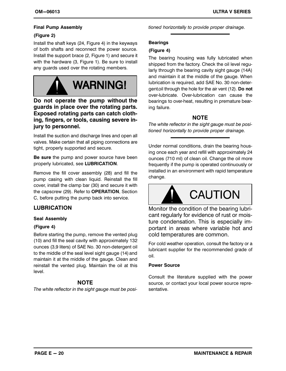 Gorman-Rupp Pumps VS4A60-B 1400845 and up User Manual | Page 44 / 45