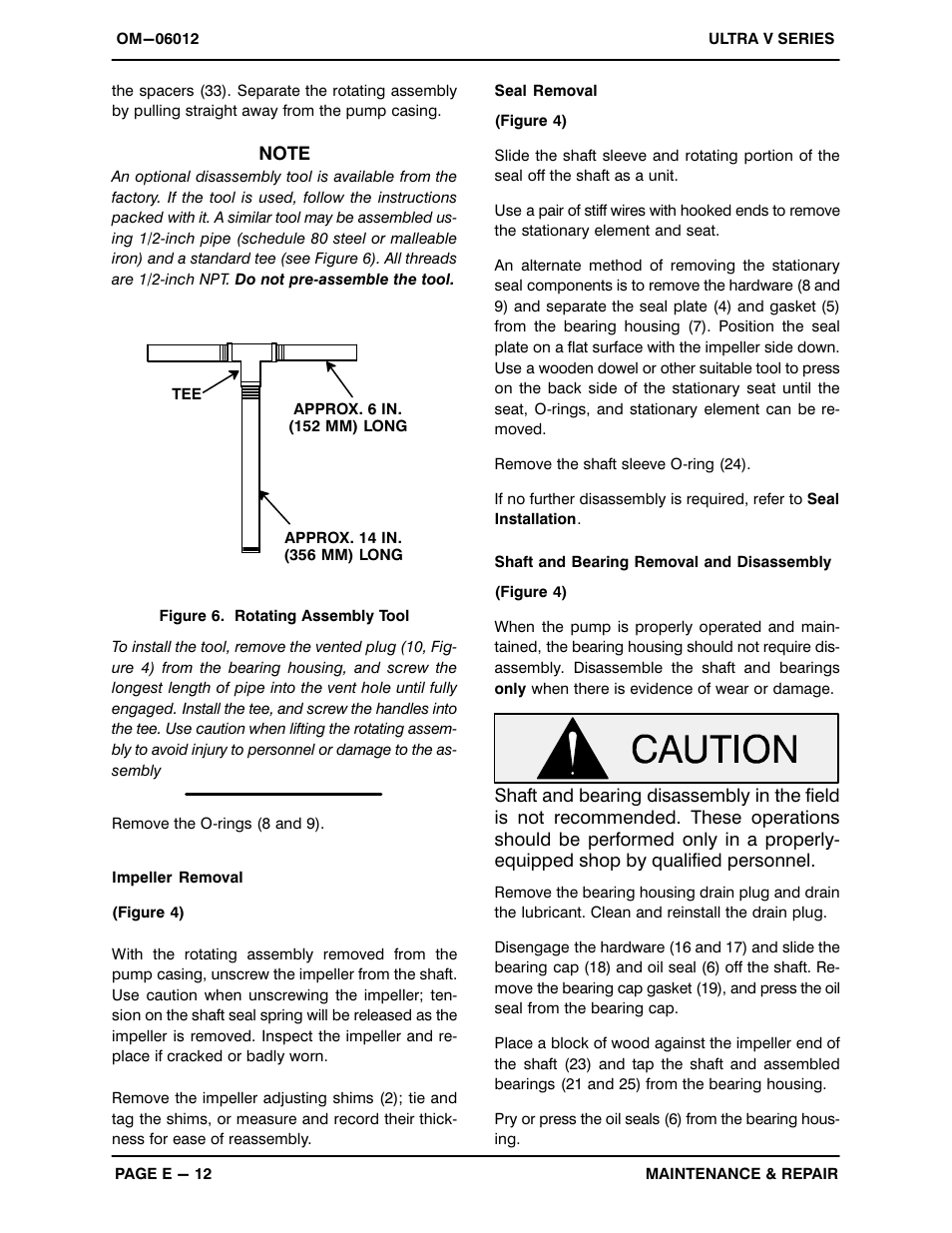 Gorman-Rupp Pumps VS3A60-B 1321968 thru 1368379 User Manual | Page 36 / 45