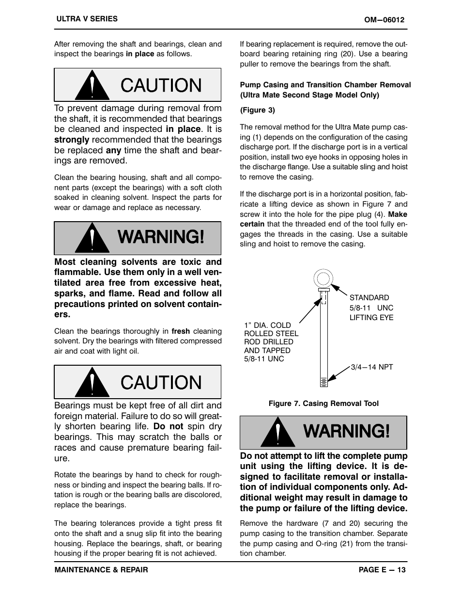 Gorman-Rupp Pumps VS3A60-B 1321968 thru 1368379 User Manual | Page 37 / 45