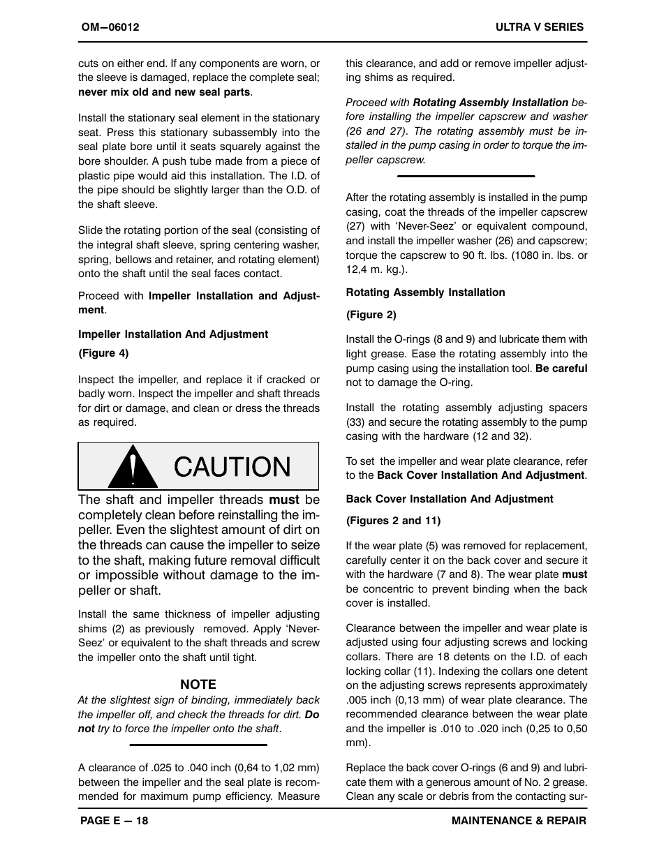 Gorman-Rupp Pumps VS3A60-B 1321968 thru 1368379 User Manual | Page 42 / 45